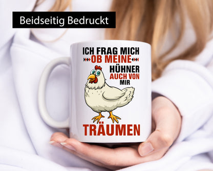 Träumen meine hühner auch von mir? Landwirt | Hühnerstall v2 Geschenk Humor