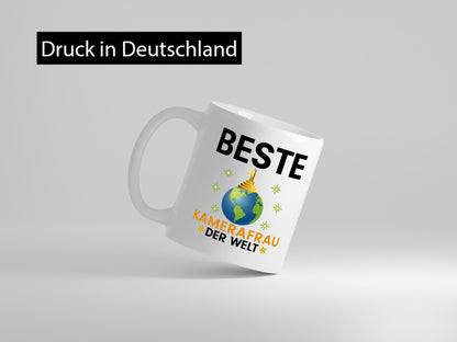 Welt Beste Kamerafrau | Kamera lustiger Spruch Geschenk Humor Geschenkidee Tasse