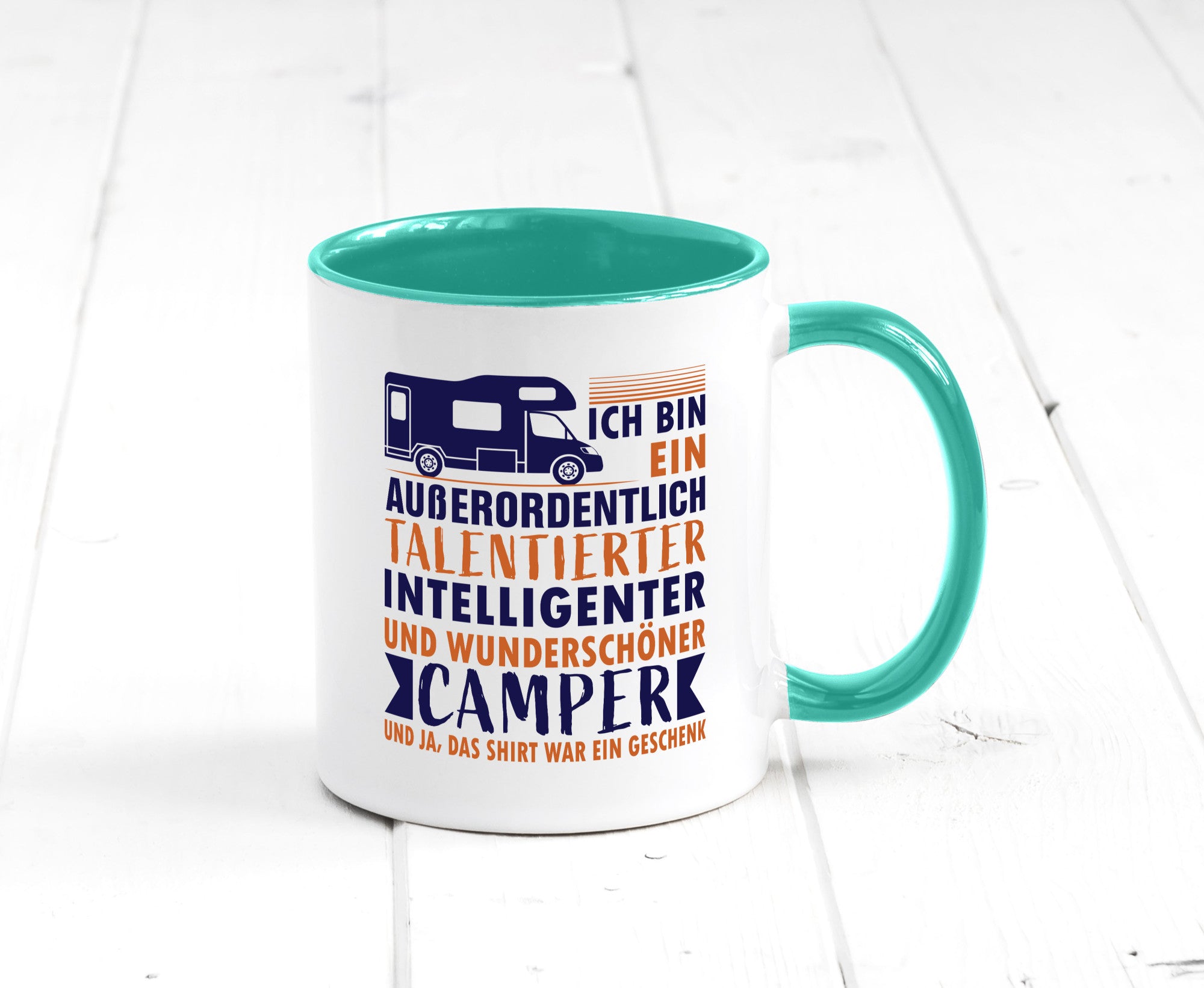 Talentierter | Intelligenter Wunderschöner Camper lustiger Spruch Geschenk