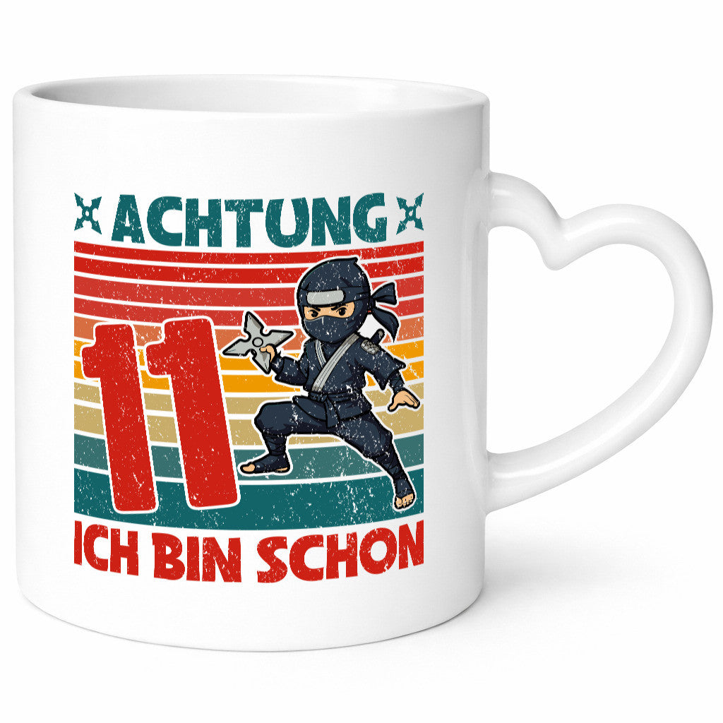 11. Geburtstag | 11 Jahre Ninja Kindergeburtstag lustiger Spruch Geschenk