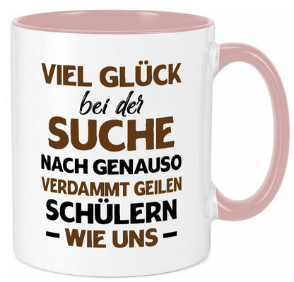 Viel glück | Geile schüler Schule Beste Lehrerin lustig Humor Geschenkidee