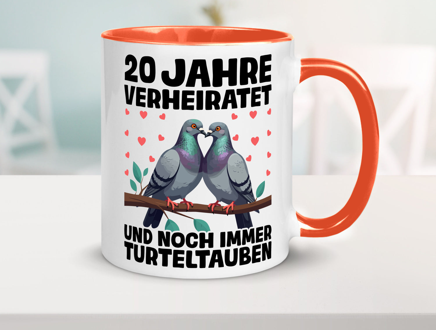 20 Jahre verheiratet | Turteltauben Ehe Ehepaar lustig Humor Geschenkidee