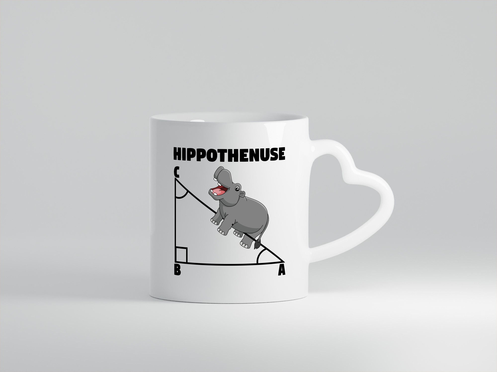 Hippotenuse | Mathematik Tasse lustiges Hippo Mathe lustiger Spruch Geschenk