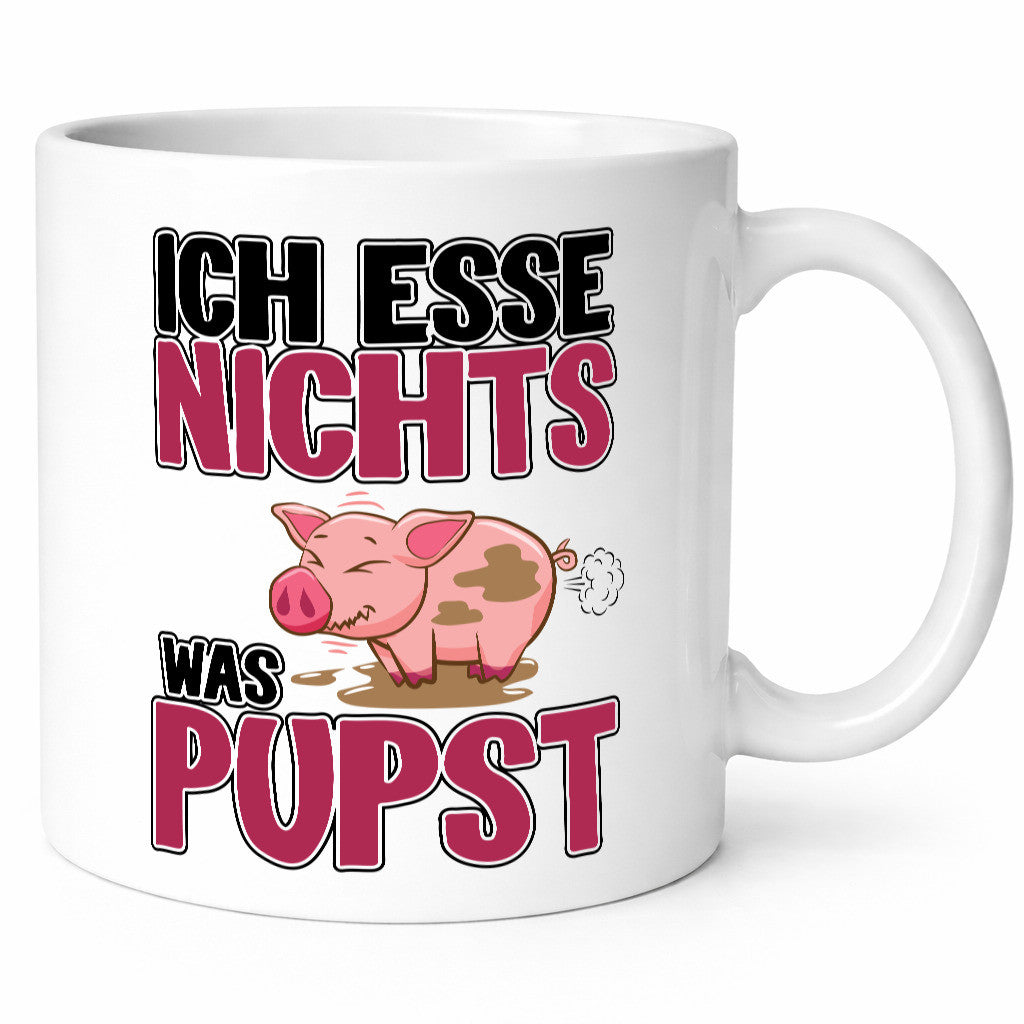 Ich esse nicht was Pupst lustiger Spruch Geschenk Humor Geschenkidee Tasse