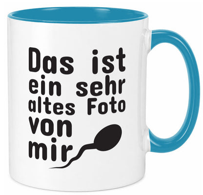 Sehr altes Foto von mir | lustige Tasse Männer Humor Geschenk Geschenkidee