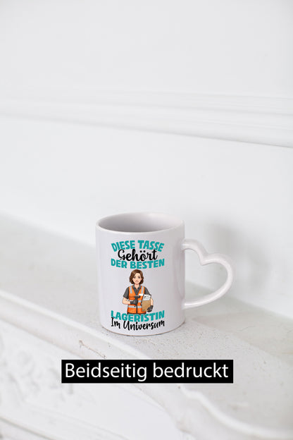 Im Universum: Lageristin | Beruf Lager Arbeiterin Humor Arbeit Kollegen Büro