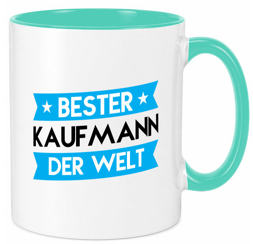 Bester Kaufmann Kaufmänner lustiger Spruch Geschenk Humor Geschenkidee Tasse