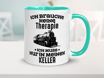 Modeleisenbahn | Hobby eisenbahn Zug lustiger Spruch Geschenk Humor Tasse