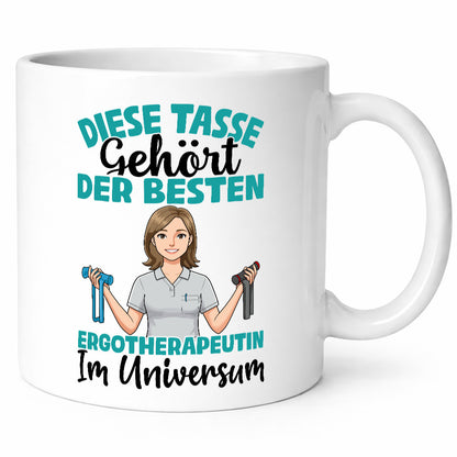 Im Universum: Ergotherapeutin | Ergotherapie lustiger Spruch Geschenk Humor