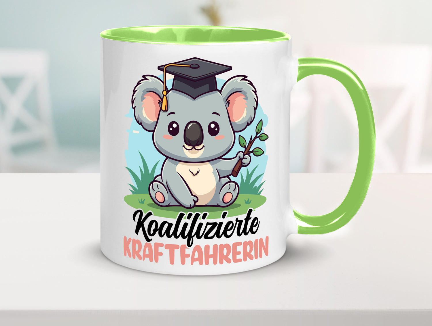 Koalifizierte Kraftfahrerin | Lastwagen LKW Humor Geschenkidee Tasse