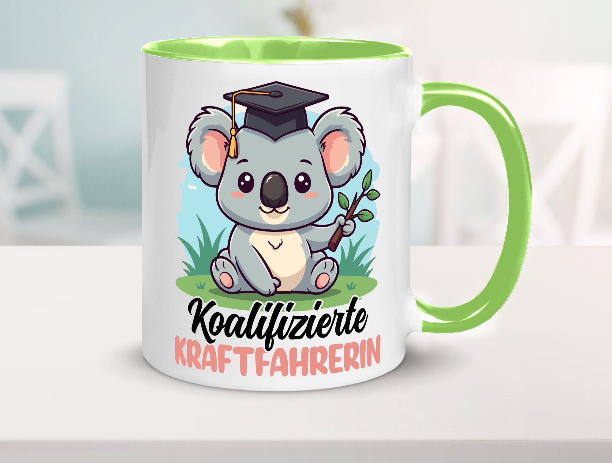 Koalifizierte Kraftfahrerin | Lastwagen LKW Humor Geschenkidee Tasse