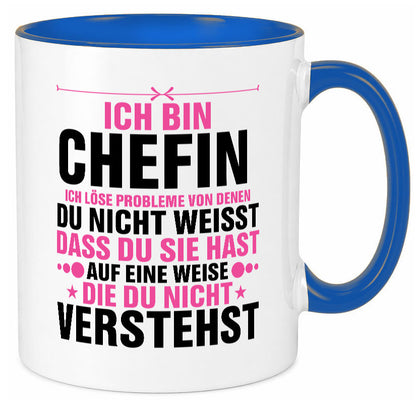 Löse Probleme: Chefin | Führungskraft Vorgesetzte lustiger Spruch Geschenk