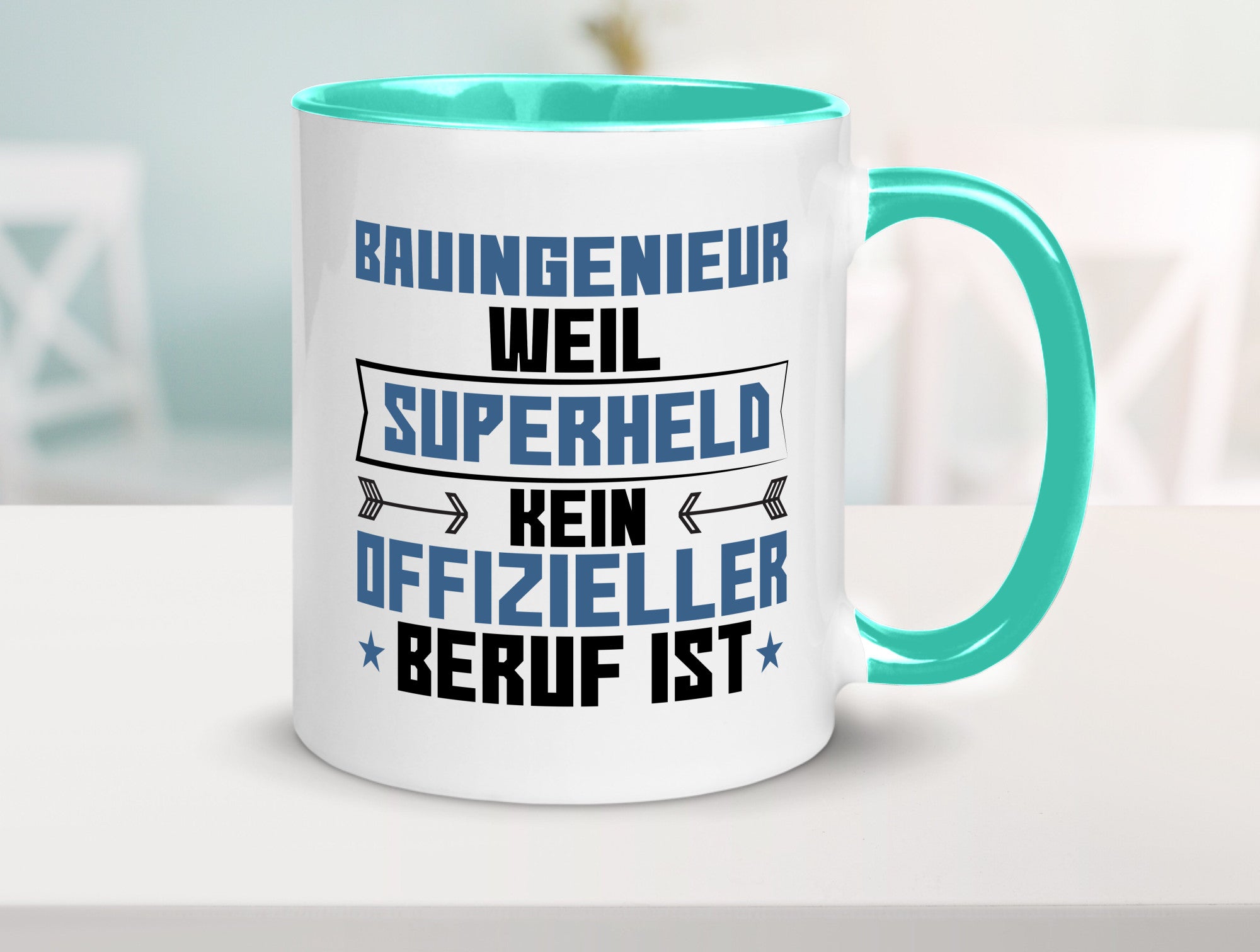 Superheld Bauingenieur | Ingenieur Humor Geschenkidee Tasse