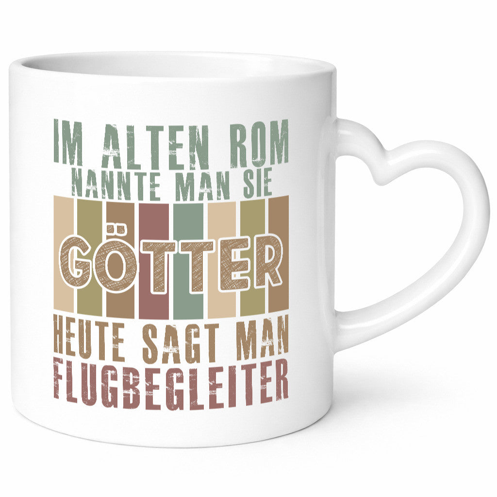 Heute sagt man: Flugbegleiter | Steward Flughafen Humor Geschenkidee Tasse