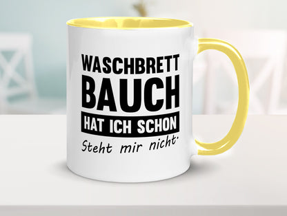 Waschbrettbauch steht mir nicht | Sixpack Gym lustiger Spruch Geschenk Humor