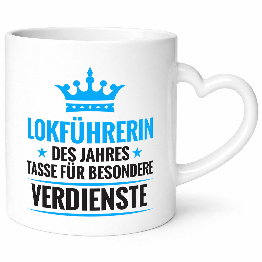 Besonderer Verdienst: Lokführerin | Zug Beruf Geschenk Arbeit Kollegen Büro