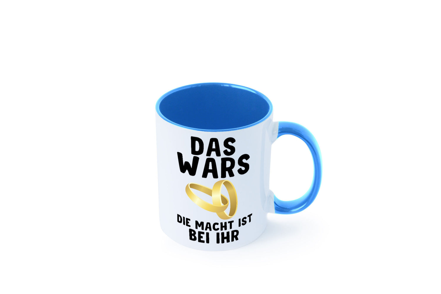 Die macht ist bei ihr | Hochzeit Tasse Ehemann Ehe Geschenk Humor Geschenkidee