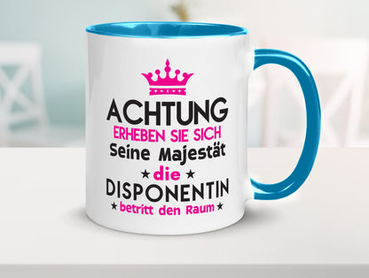 Seine Majestät Disponentin | Zuteilerin Geschenk Humor Geschenkidee lustiger