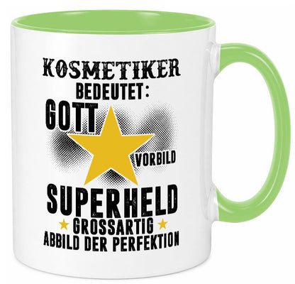 Bedeutung von Kosmetiker | Kosmetik Stylist Visagist Geschenkidee Humor Tasse