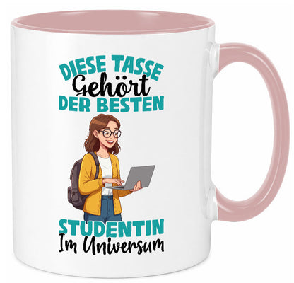 Im Universum: Studentin | Uni Studium Universität Geschenk Humor Geschenkidee
