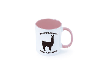 Adventure, Alpaca | Humor Geschenkidee Tasse