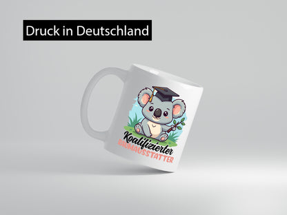 Koalifizierter Raumausstatter | Wohn Ausstatter Geschenkidee Humor Tasse