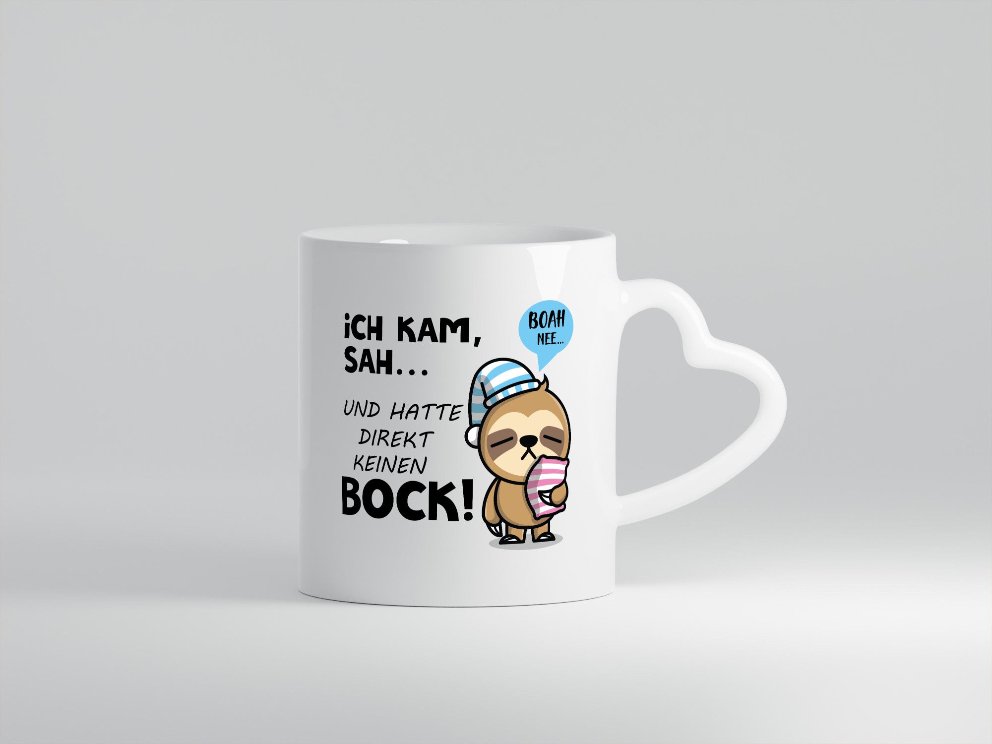 Ich kam, sah und hatte direkt kein Bock | Müdes Faultier Geschenk Tierliebhaber