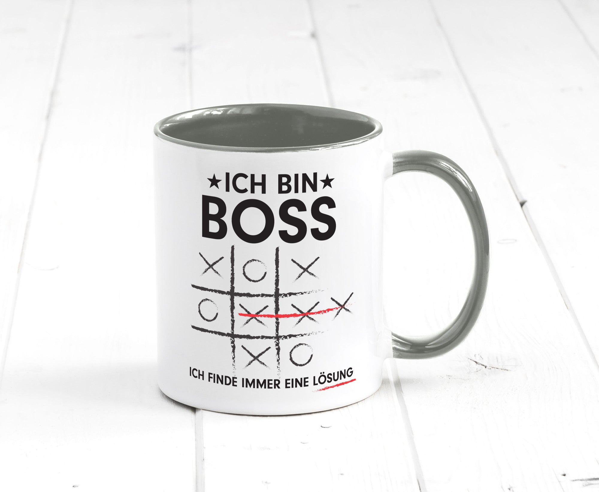 Lösung finden: Boss | Führungskraft Vorgesetzter v2 lustig Humor Geschenkidee
