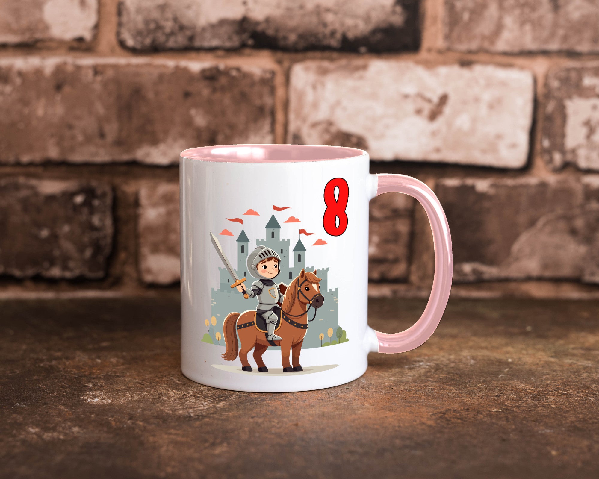 8. Geburtstag | 8 Jahre Ritter Junge Schloss Geschenk Geschenkidee lustiger