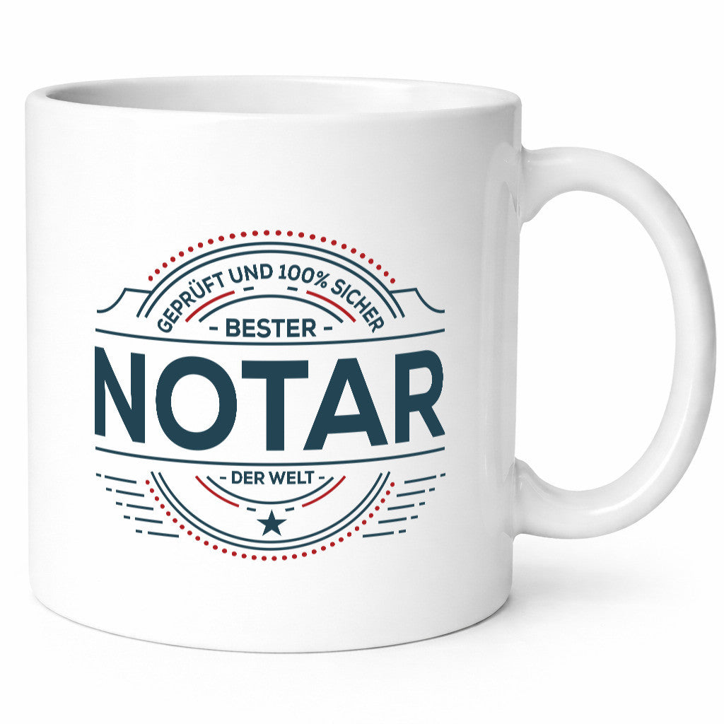 Geprüft und sicher: Notar | Jurist Geschenk Humor Geschenkidee lustiger Spruch