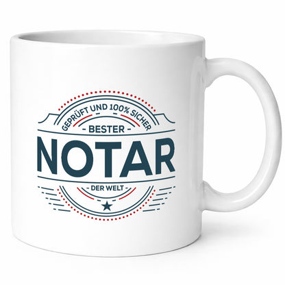 Geprüft und sicher: Notar | Jurist Geschenk Humor Geschenkidee lustiger Spruch