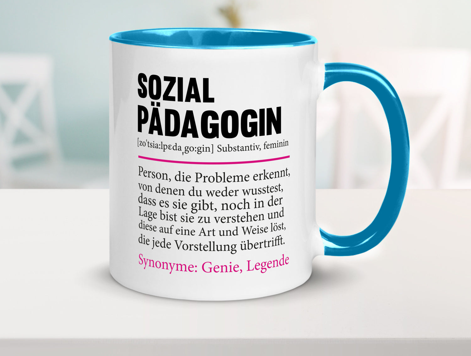Sozialpädagogin | Spruch lustig Humor Pädagogin v2 Geschenkidee Geschenk Tasse