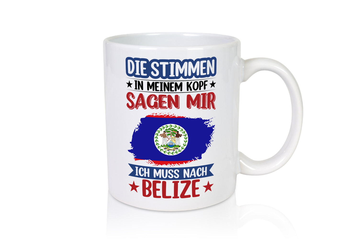 Belize | Urlaub Stimmen in meinem Kopf Traumland lustiger Spruch Geschenk Humor