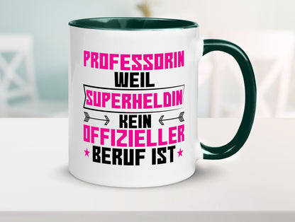Superheldin Professorin | Uni Universität Geschenk Humor Geschenkidee lustiger