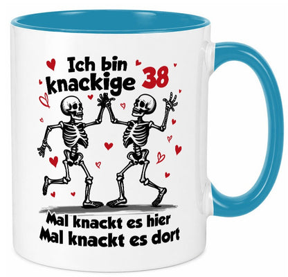 38. Geburtstag | Knackige 38 Ich bin alt v2 Geschenk Geschenkidee lustiger Tasse