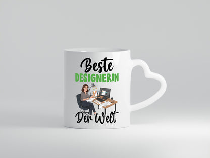 Beste Designerin | Mode v2 Humor Geschenkidee Tasse
