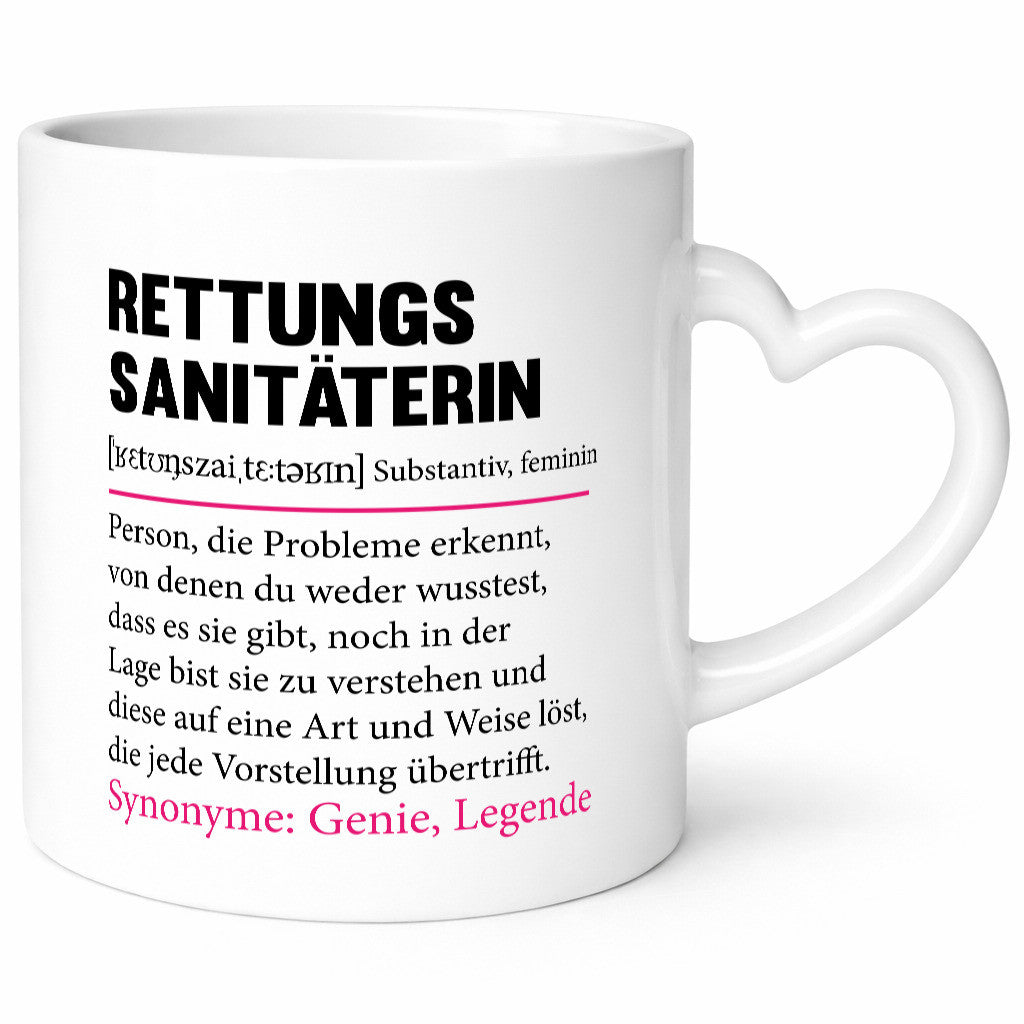 Rettungssanitäterin | Beruf Sanitäter Spruch v2 Humor Arbeit Kollegen Büro