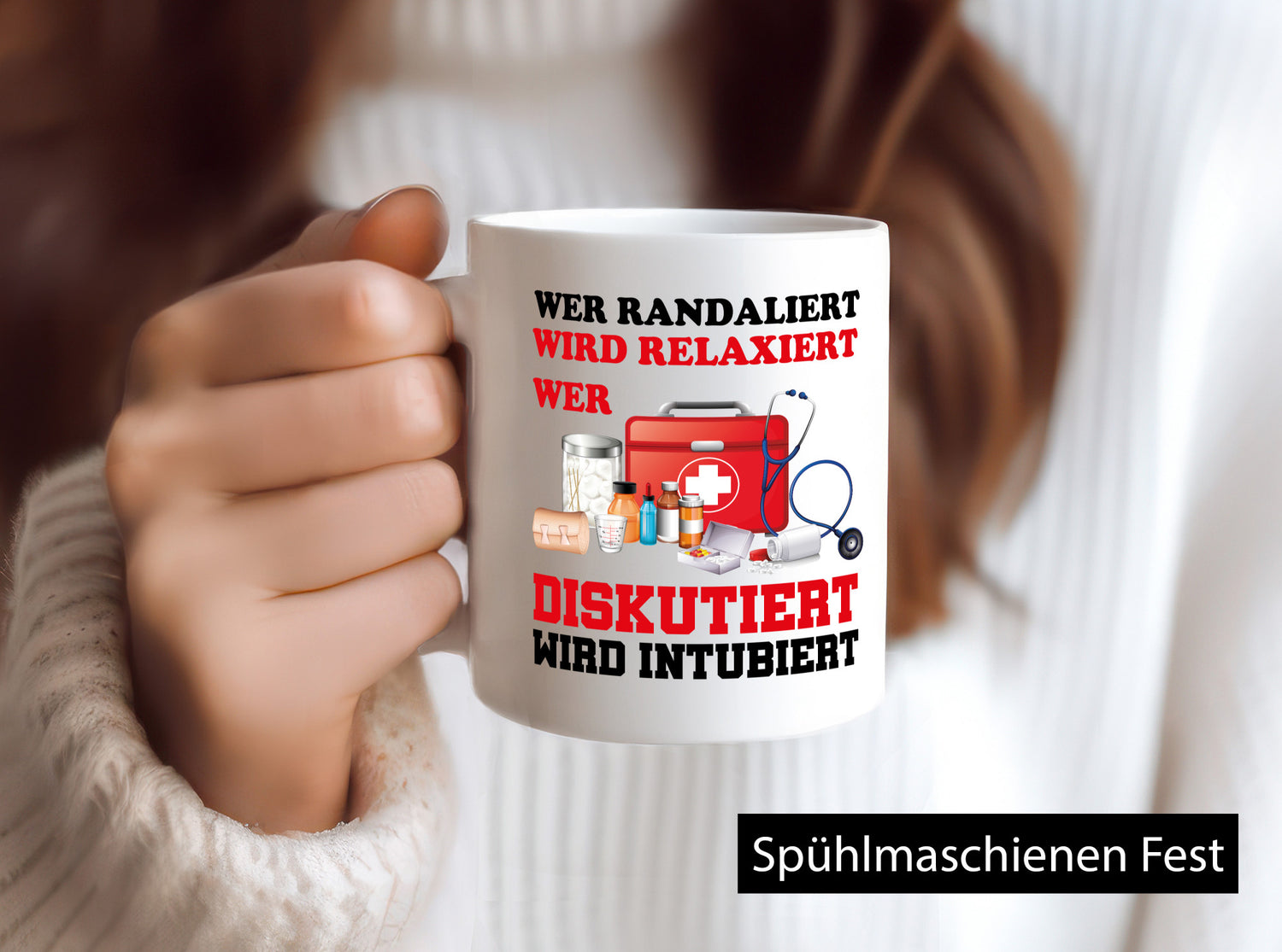 Krankenschwester Geschenkidee Humor Tasse