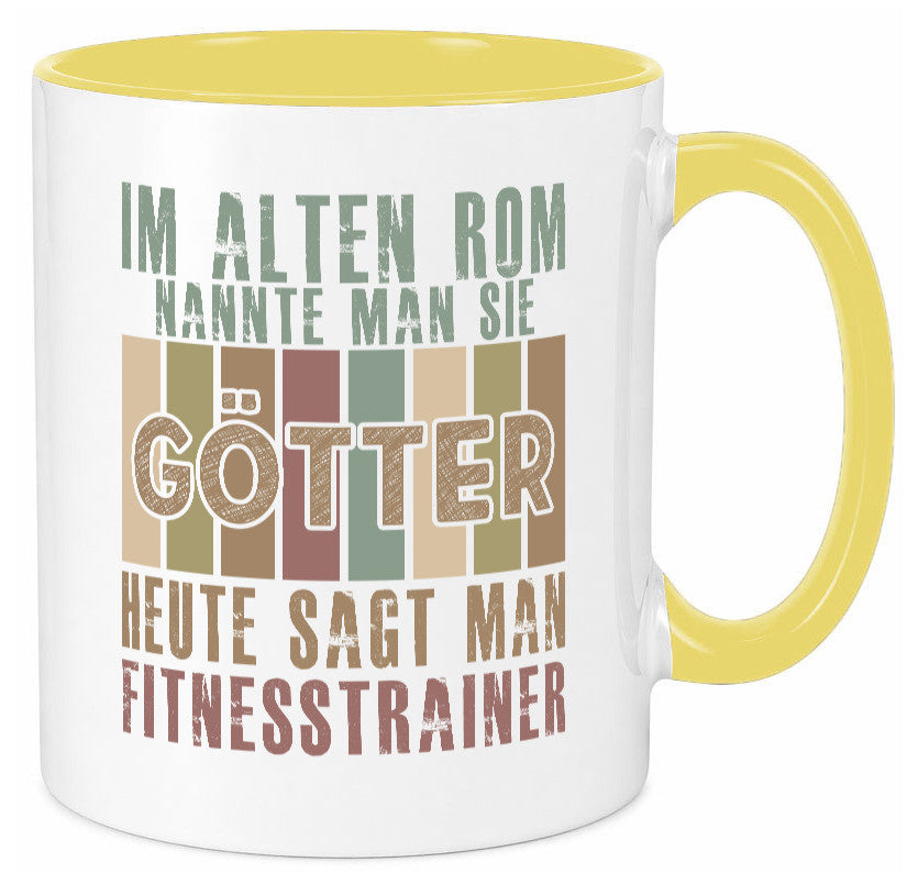Heute sagt man: Fitnesstrainer | Personal Trainer Geschenkidee Humor Tasse