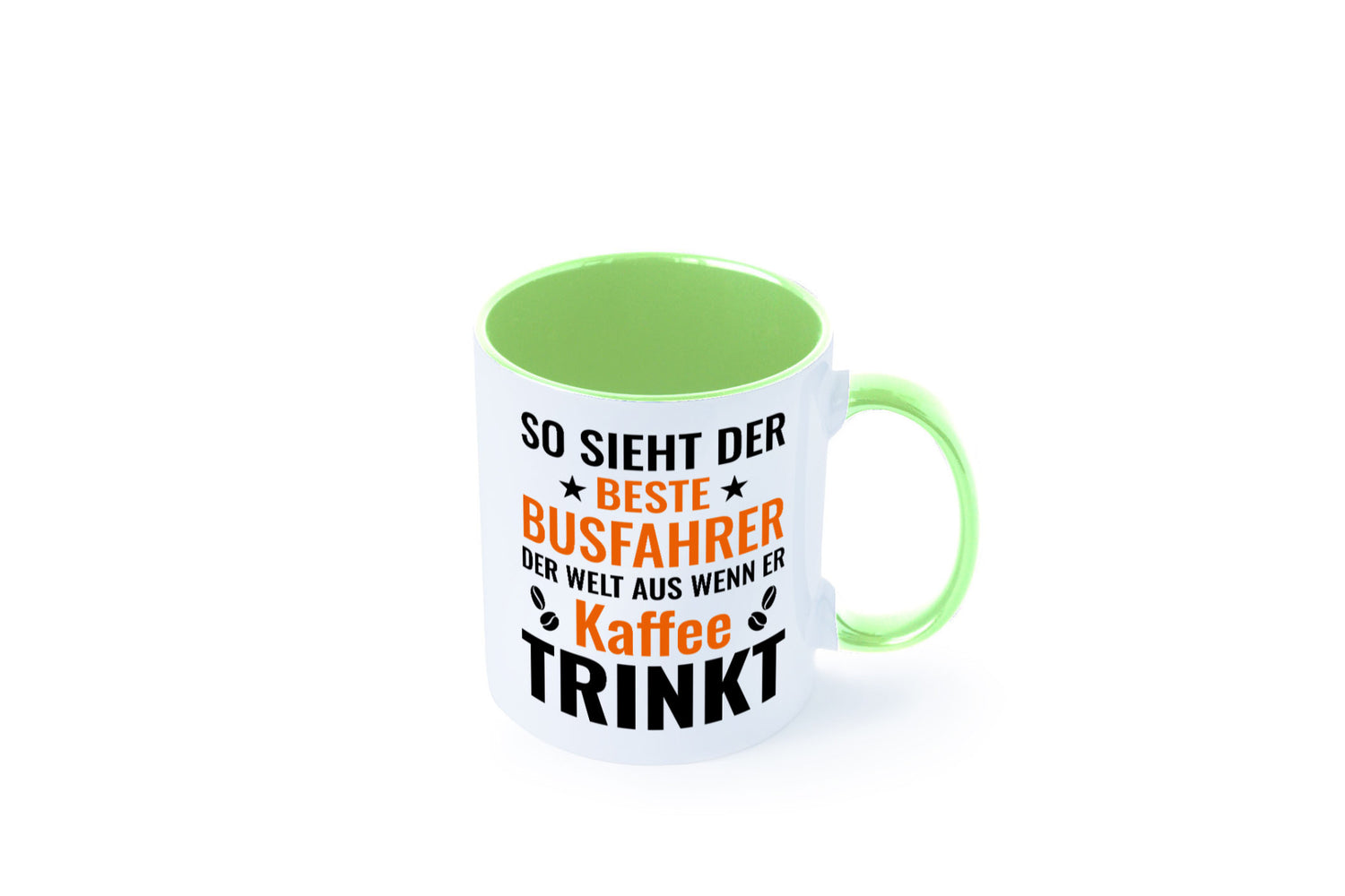 Kaffee trinkt: Busfahrer | Berufsfahrer Fahrer Geschenk Arbeit Kollegen Büro