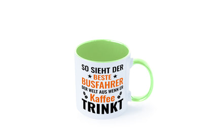 Kaffee trinkt: Busfahrer | Berufsfahrer Fahrer Geschenk Arbeit Kollegen Büro