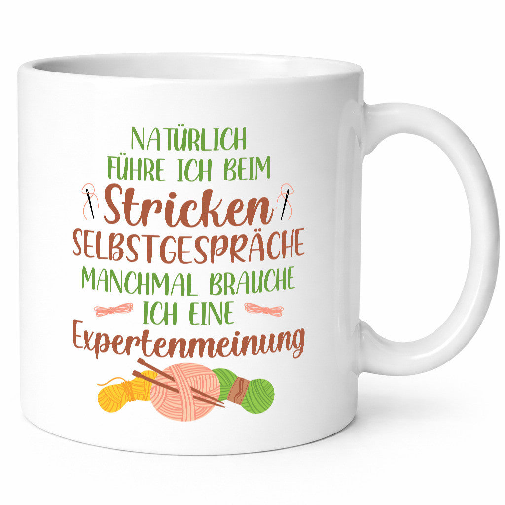 Stricken Selbstgespräche, brauche Expertenmeinung | Nähen Geschenk Humor