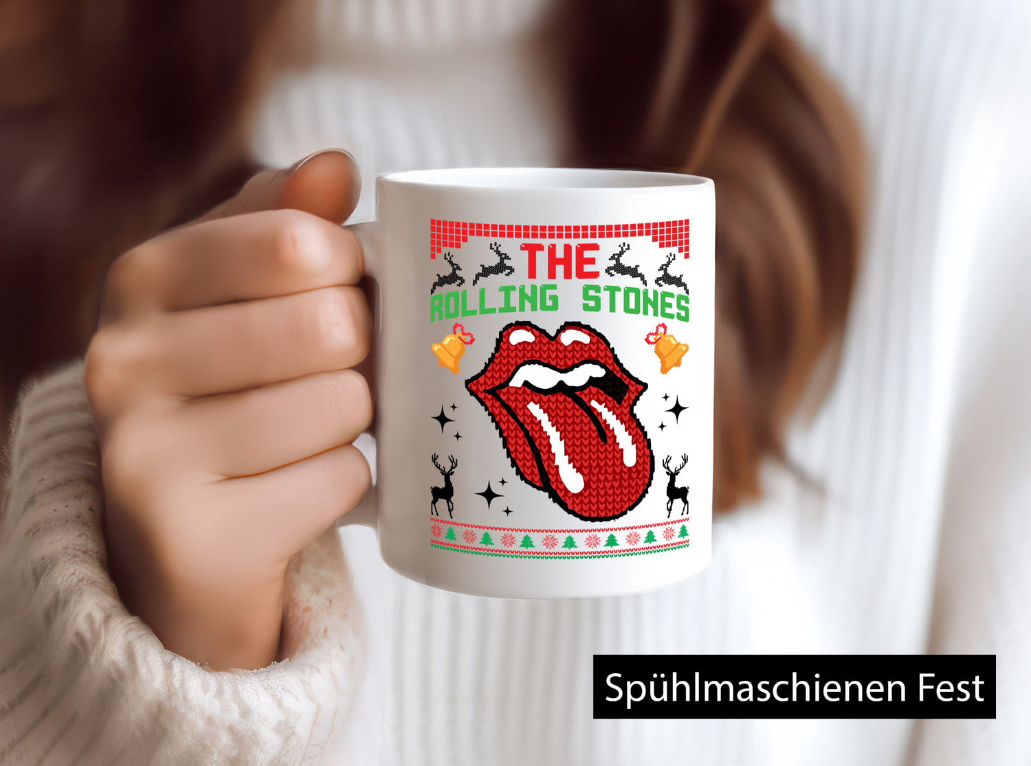 The Rolling Stones | Weihnachten Ugly Christmas lustiger Spruch Geschenk Humor