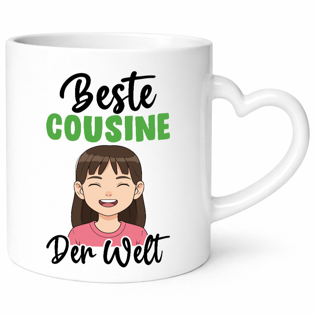 Beste Cousine | Familie Verwandtschaft Humor Geschenkidee Tasse