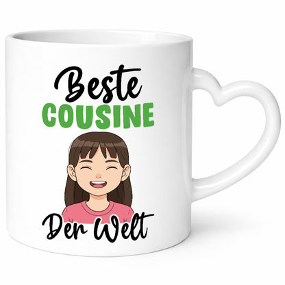 Beste Cousine | Familie Verwandtschaft Humor Geschenkidee Tasse