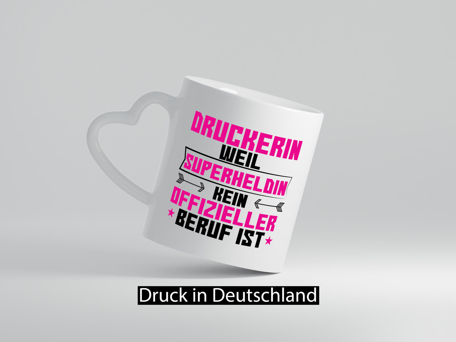 Superheldin Druckerin | Druckerei Print Medien Geschenkidee Humor Tasse