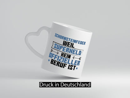Superheld Schornsteinfeger | Kaminkehrer Handwerk lustig Humor Geschenkidee