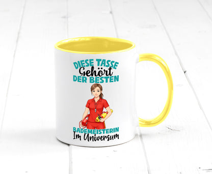 Im Universum: Bademeisterin | Schwimmmeisterin Geschenk Humor Geschenkidee