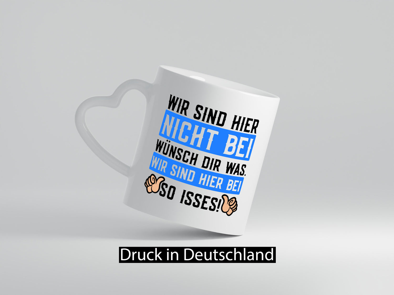 Sind hier nicht bei Wünsch dir was | Spruch Daumen hoch lustig Humor