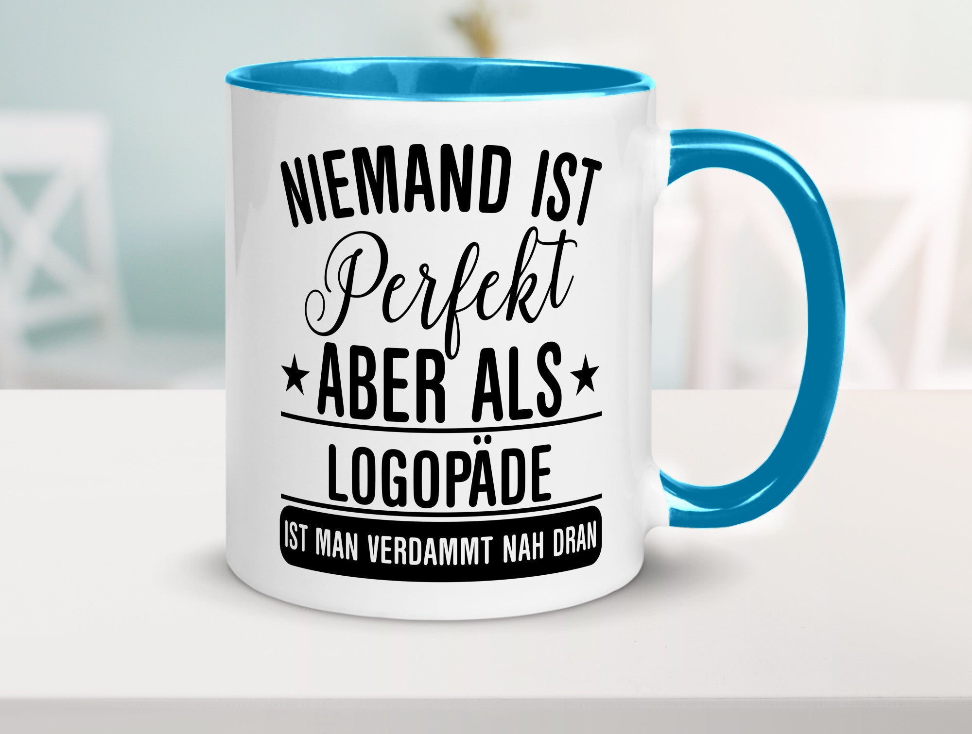 Verdammt nah dran: Logopäde | Sprachtherapie lustig Humor Geschenkidee Geschenk